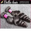 Bella Hair 830 pollici 100 estensioni dei capelli umani vergini indiani non trasformati fasci di capelli ondulati sciolti di colore naturale3692041