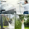 Nieuwe draagbare hogedrukmetaalwater spuitpistool auto washer schonere tuin slang sprinkler schuim voor