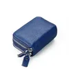 Wallets Antimagnetic RFID Genuine Leather Big Capacity Zipper Card Bag Korean Version Coinbag Wallet Men Coin Women Money Purse