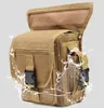 Molle Hunting Saco de perna Ciclismo Cintura Cintura Cintura Gota de coxa Saco Pendurado Militar Motorcycle Cinto Bolsa Multiusível Tático Outdoor Lazer Pockets Waistpacks