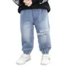 Fashion-summer dress children's jeans pants autumn sun children leisure boys pant tide