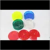 Plastic Tobacco Herb Grinders Colorful 3 Parts Pipe Filter Grinder Tools Dia 60Mm Tool Kouyw Other Accessories8781913