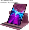 Tablet Case na iPad 10.2 2019gen 2021 AIR4 10.9 Pro 11 10.5 Air Mini 5/4/3/2 Galaxy Tab S7 360 Obrotowa skórzana pokrywa