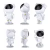 Nattljus Astronaut Sky Projection Lampstarry Galaxy Star Laser Projektor USB Laddning Atmosfär Lampa Kids Bedroom Jer