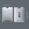 Anti Rfid Bank Card Holder Metal NFC Blocking Reader Lock ID Credit Cards Bag Men Women Laser Aluminium Card Case Protect