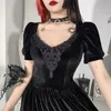 TRAF Summer Sexy Jurk Dames Y2K Gothic Kleding Vintage Harajuku Girls Party Jurken Punk Vestidos Toppies HY21077 210712