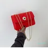 Evening Bag Women's 2021 Summer Popular Fashion Korean Version Versatile Messenger Net Red Chain Small Square