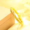 6 mm 24k giallo pieno oro braccialette di alta qualità alla moda in rame alla moda gioiello sottile matrimonio vestito designer di lusso bracciale women651741746