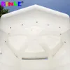 Royal White Wedding Bounce House Inflatable Bouncy Castle With Tent Moonwalks Jump Bouncer Air Bed For Kids And Adults259i