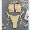 Damskie stroje kąpielowe Bikinis 2021 Mujer Dziewczyna Swimsuit kostium kąpielowy Kobiety Biquini Brasileiro Maillot De Bain Femme Monokini Tankini