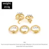 S2704 Fashion Jewelry Knuckle Ring Set Geometric Snakes Stacking Rings Midi Rings Sets 5pcs/set