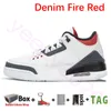 2021 Arrival High Jumbman 3 3s Męskie Buty do koszykówki UNC Denim Fire Red Katrina Międzynarodowe Flight Black Cat Sneakers Trenerzy Rozmiar 13