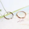 結婚指輪ドードソファッションジュエリーホワイト/ローズゴールド - カラーウェーブの女性シンプルなデザイン女性のアクセサリーMujer Mood Ring DD503