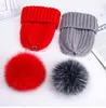 Nature Fur Pompom Fur Pom With Button DIY Fox Pompom Balls Fur Pompon Fox Raccoon Pom For Scarves Hats Bags Accessories Y21111