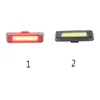 Luzes de bicicleta USB recarregável à prova d'água da cauda de bicicleta luz 6 modos de iluminação Lâmpada de segurança LED branco vermelho