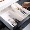 일본식 주방 서랍 저장 상자 칼 붙이 서랍 주최자 주방기구 홀더 나이프 포크 숟가락 트레이 스토리지 용품