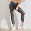 Gym Fitness Leggins Mujer Mode Bright Pearly Leggings Femmes Put Hip Sexy Bubble Butt Legging Dames Sportswear Workout 210928