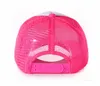 Festliga 21Colors Party Mössor Kids Cap Barn Mesh Caps Blank Trucker Hat Girls Boys Toddler Cap9178