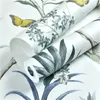 Bakgrundsbilder Non Woven Wallpaper Bedroom Wall Covering Modern Vintage Rosa Blommig Blå Tropisk Butterfly Fåglar Blommpapper