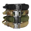 Militaire tactische leiband Duitse Shepard Medium Large S Lead for Walking Training Dog Collar Control Handhendel