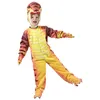 Pluche Dinosaur Children's Halloween Theme Kostuum Toon kleding Printing Kleuterschool School Animal Dress Up 3 kleuren