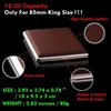 Gift for Men's ,Leather Cigarette Box 20 Sticks cigar Case Metal Leather Smoking Accessories Cigarette lady Storage Cover hold