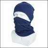 Hats & Scarves Sets Scarf, Hat Glove Hats, Gloves Fashion Aessories Winter And Scarf Set Mens Cycling Face Mask Rabbit Wool Warm Wrap Neck R