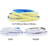 COB CCT / RGB / RGBW LED Light Strip 840LEDS / M Hoge Dichtheid Flexibele FOB COB RA90 Lineaire Dimbare LED-verlichting DC24V