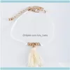 Link JewelryLink Chain 3pcs/conjunto Mulheres simples pulseiras com falhas de casca com falhas de couro pendente de couro de couro de couro