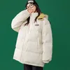 Hiver Femmes Surdimensionné Parkas Vestes Casual Épais Chaud À Capuche Motif Manteau Femme Hiver Outwear Veste De Sport parkas 211108