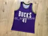 Dirk Nowitzki Jersey violet nouveau cousu personnalisé n'importe quel nom numéro XS-6XL maillot de basket-ball