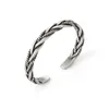 Bangle 2021 bracciale uomo bracciale per uomo spalancato regolabile twist intrecciato stile avvolgente gioielli regali