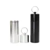 Porte-clés en aluminium Fumer Stash Pot Canettes Odeur Preuve Métal Herb Stockage Conteneur Boîte Costume Extérieur Intérieur Smok Pipe Accessoires