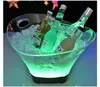 12L LED Nuovo stile Secchiello per il ghiaccio Ricaricabile Champagne Birra Raffreddatore per vino Portabottiglie per bevande Cambia colore Vasca per ghiaccio Bar / Esterno / Casa l