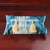 Luxury New Chinese Style Silk Brocade Tissue Box Covers Napkin Pumping Paper Bags Pocket Storage Case Living Room Bedroom Table De4832394