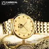 Horloges Zwitserland Carnaval Automatische Mechanische Heren Horloges Draak Diamant Saffier Skeleton Waterdichte Klok C8798216R