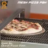 新しい高品質6から22インチのシームレスなアルミニウムメッシュピザパンベーキングスクリーンラウンドメタルピザ工具オーブンアクセサリー焼き菓子