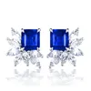 Stylish Princess Temperament Square Exquisite Earrings For Women Inlaid Marquise Zircon Party Accessory Jewelry 1128 Stud6968432