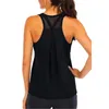 Ioga colete roupas de roupa correndo camisas mangas ginásio tanque de gym tops mulheres sportswear rápido seco respirável trabalho de tanque de fitness