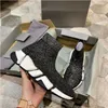 with box Designer Boots Speed 1.0 Paris Men Women Sock Shoes boot Original Casual Slip-On Black White Red Green Trainer Sports Sneakers Boots Walking