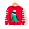 Christmas Knit Sweater Autumn Winter Baby Boys Girls Clothes Cartoon Pullover Kids Children's Clothing 210521