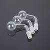 Clear Pyrex Glass Oil Burner Pipes 10mm 14mm 18mm Male Female Adapter Banger Nail For Oil Rigs Smoking Accessories