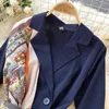 Ropa de mujer Traje de moda Collar Retro Doble botonadura Slim A-line Vestido Vintage Harajuku Work OL Vestidos S537 210527