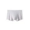 Underpants Men's Ice Silk Boxer Male Stretch Shorts Boys Underwear Breathable Lingerie Plus Size L-5XL