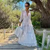 Pokrycie stroju kąpielowego Bikini Beach Kaftan Praia Panie Pareo Swim Szyfonowe Cape Coverups for Women 2020 Tunik Ropa de Playa x0300k