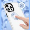 Transparent Acrylic Mobile Phone Cases Anti-drop Fashion Clear Covers Shockproof TPU Matte Protection Camera for iPhone 12 Mini 11 Pro Max