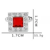 비즈니스 슈트 커프 링크 다이아몬드 스퀘어 남성용 셔츠 커프 단추 프랑스 셔츠 패션 보석 윌 앤 샌디
