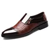 Business Classic Business Luxurys Robe Chaussures Mode Élégant Formel Mariage Hommes Slip sur Office Oxford Shoe
