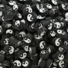 300pcs/Lot 10mm Clay Beads Tai Chi Round Shape Spacer Beads Polymer Clay Beads For Jewelry Making DIY Handmade Accessories