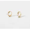 Hoop & Huggie Vintage French Pearl Earrings Female Cute Temperament Wedding For Women Korean Fashion Small Round Earring